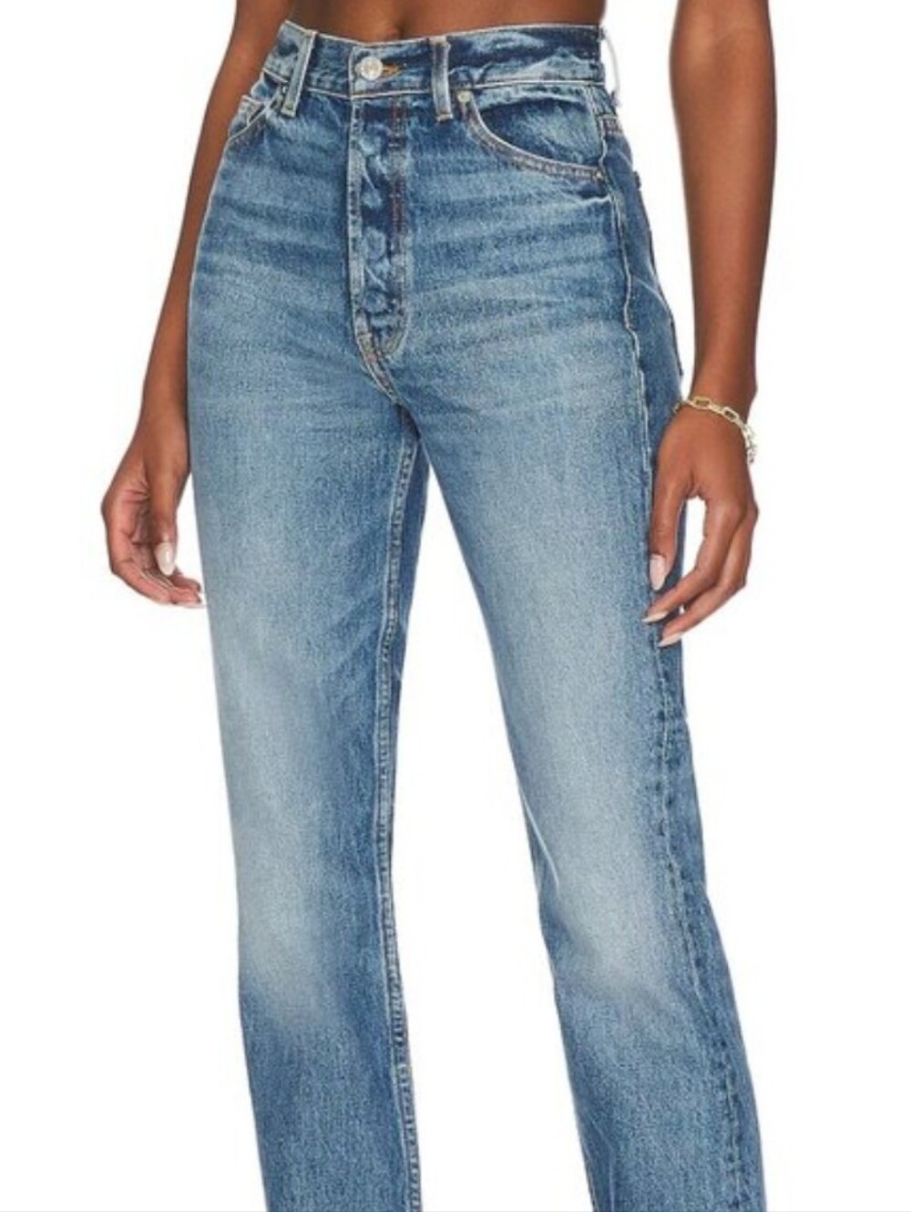 EB Denim "Unraveled" Reconstructed Straight Leg Jeans - Size 30 - Picture 12 of 16